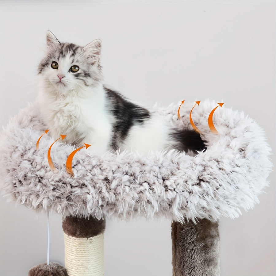 Multi Level Cat Tree Tower With Scratching Posts Indoor