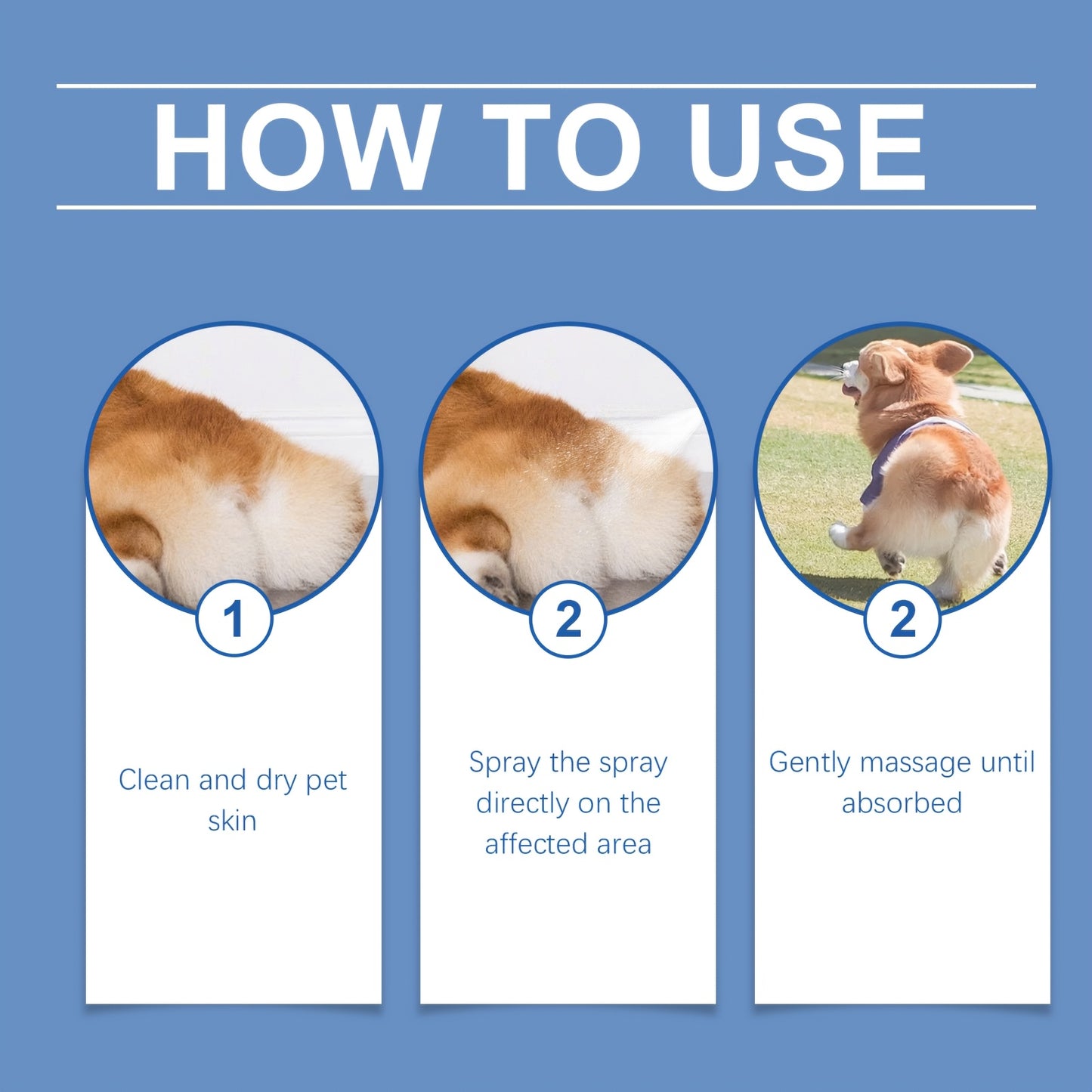 YEGBONG Dog Anal Gland Odor Removal Spray For All Dogs