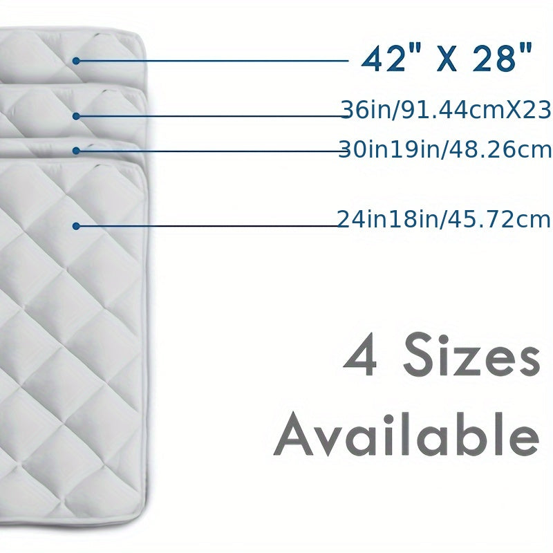 Washable Dog Crate Mat Pad with Anti-Slip Bottom - 2 Pack
