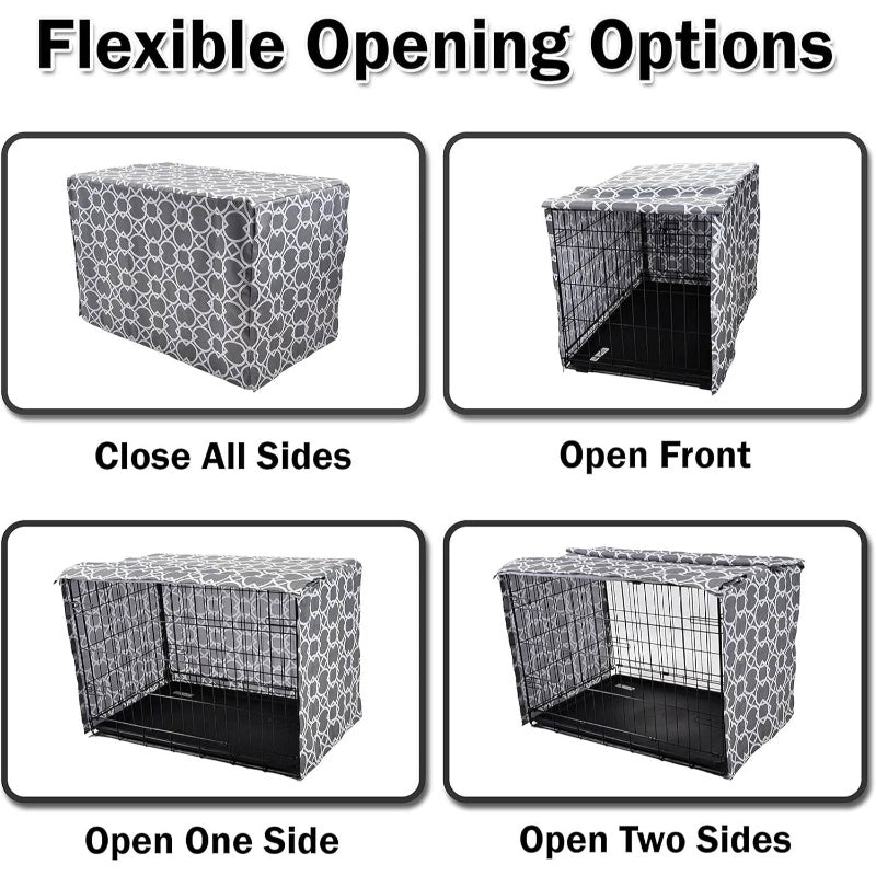 Heavy Duty Dog Crate Cover For Large Breeds Wrinkle Free