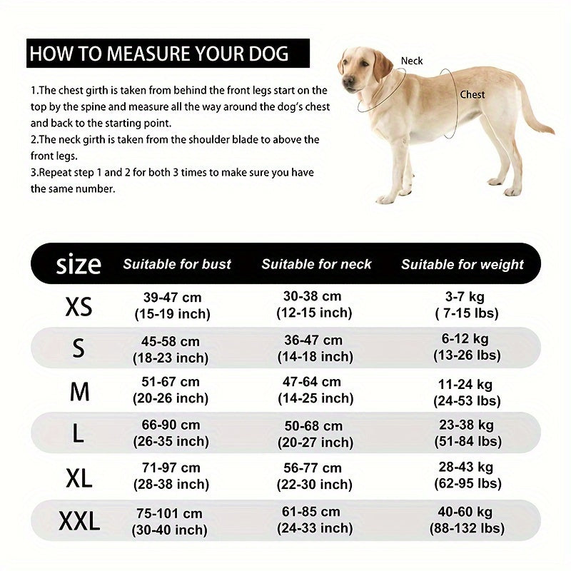 Customizable Heavy Duty No Pull Dog Harness with Personalized Details