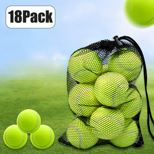 High-Visibility Neon Green Tennis Balls for Dogs and Training
