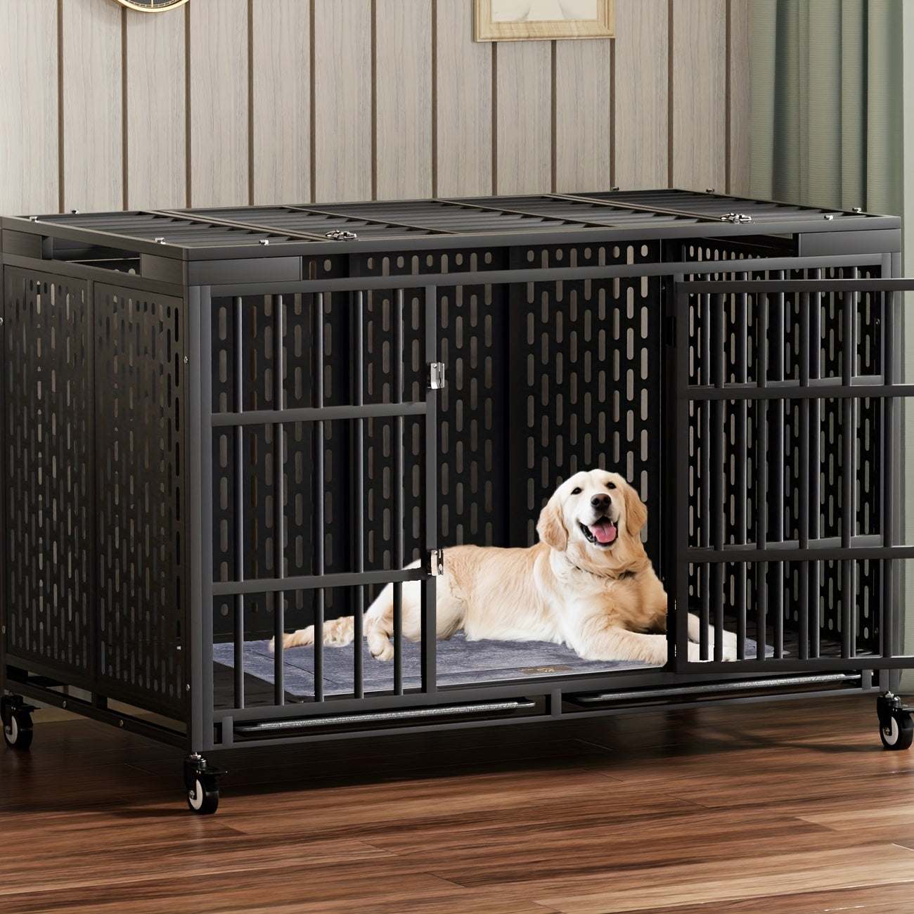 Heavy Duty Dog Crate | Strong Durable Secure Kennel for Large Dogs.!!!