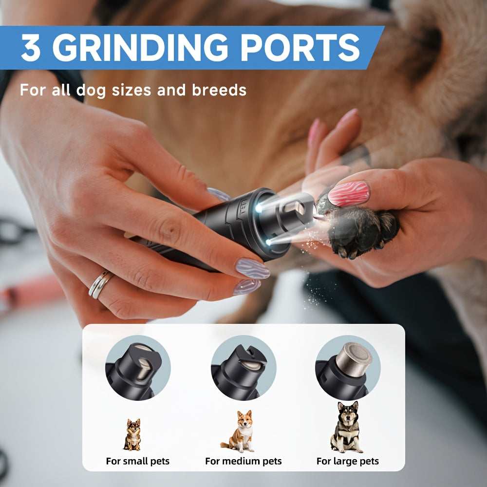 Electric Cat Nail Grinder Quiet Safe Grooming Tool for Pets
