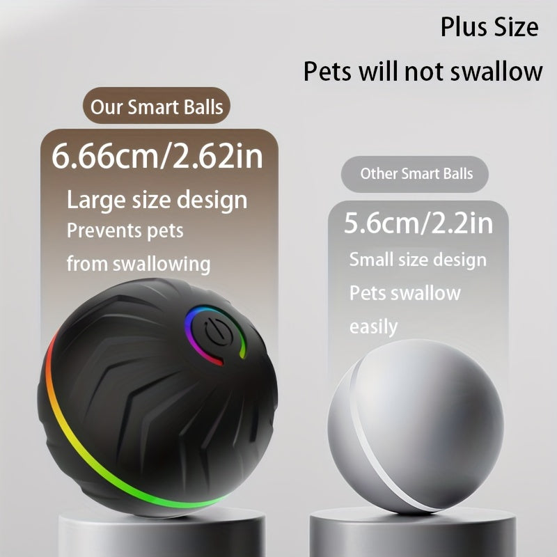 PETGRAVITY Intelligent Teasing Dog Ball with Lights