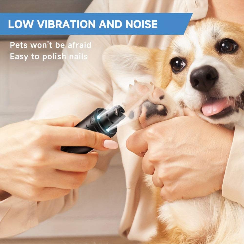 Electric Cat Nail Grinder quiet and safe pet grooming tool with rechargeable battery for cats and dogs