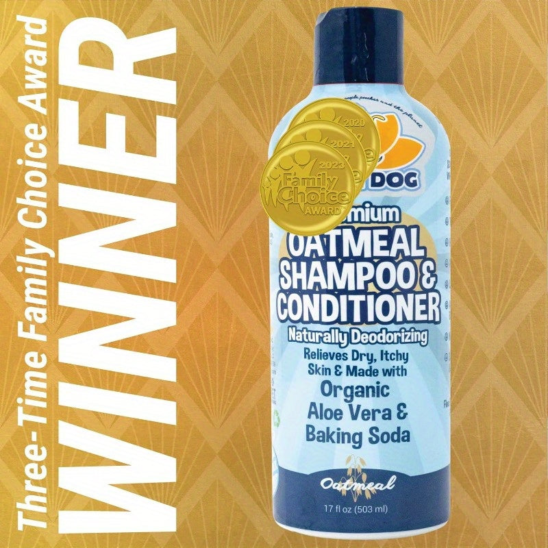 Oatmeal Shampoo and Conditioner for Dogs and Cats