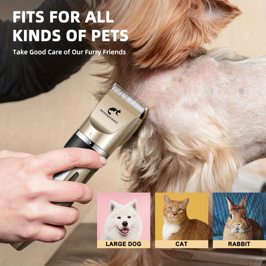 Rechargeable Wireless Pet Grooming Clippers for Dogs and Cats