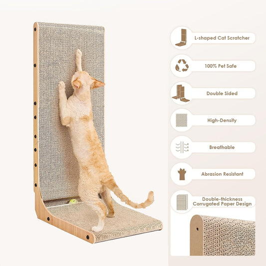Cat Scratching Post with Ball Toy for Indoor Cats