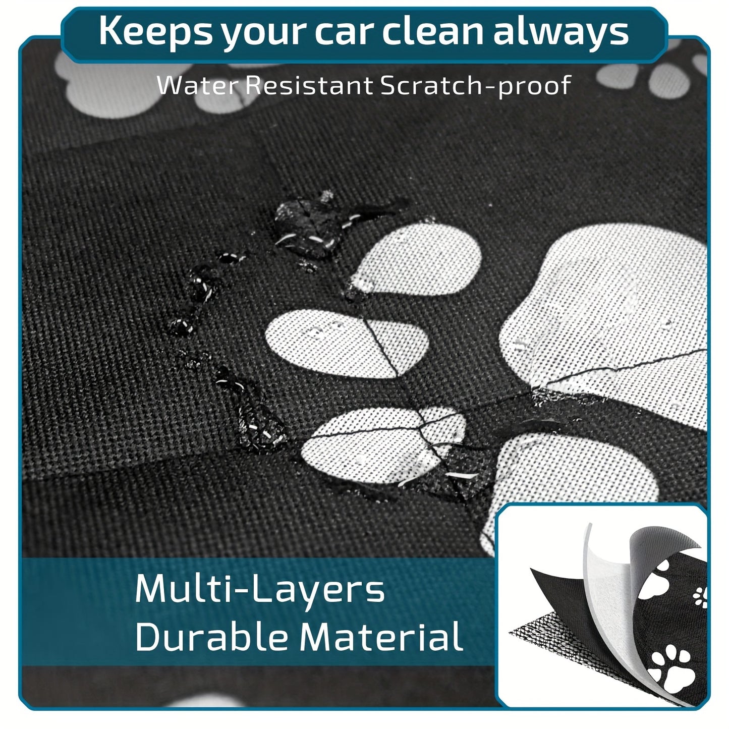 Dog Car Seat Cover Cushion for Pet Protection and Comfort