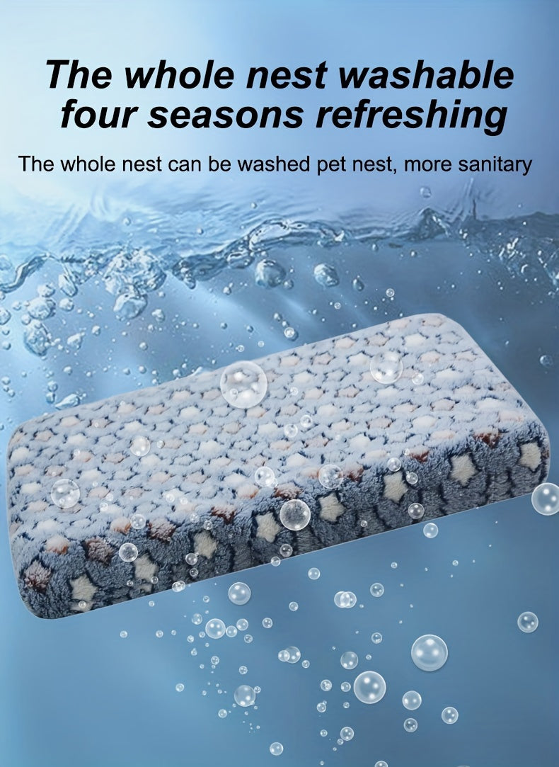 Luxury Plush Dog Beds Detachable Washable Non Slip Mats