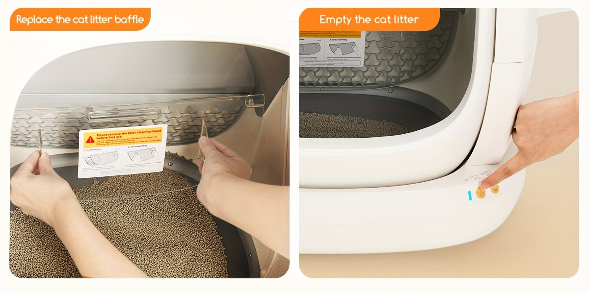 MeoWant Self Cleaning Smart Cat Litter Box With App Control