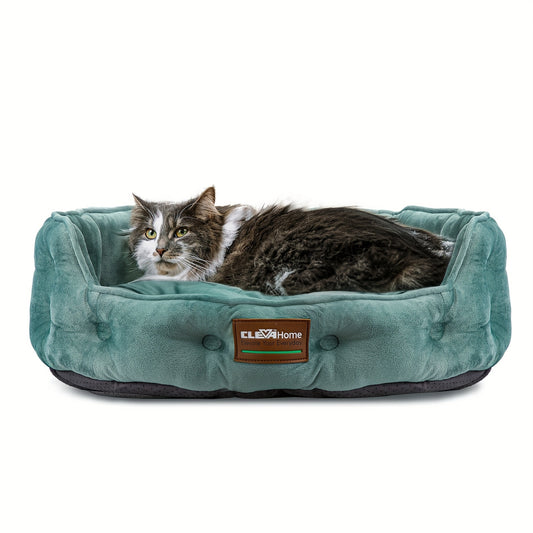 Cozy Round Pet Bed for Cats and Small Dogs