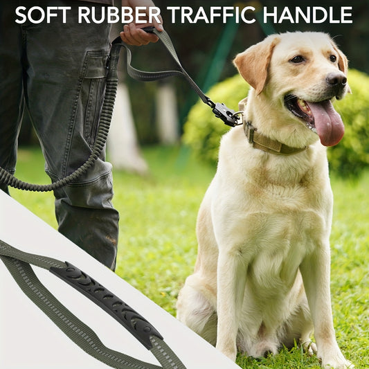ZCAYNGER Heavy Duty Tactical Dog Leash with Shock Absorption