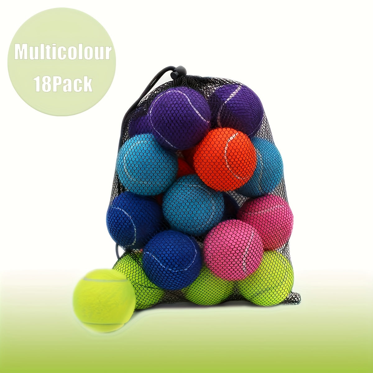 High-Visibility Neon Green Tennis Balls for Dogs and Training