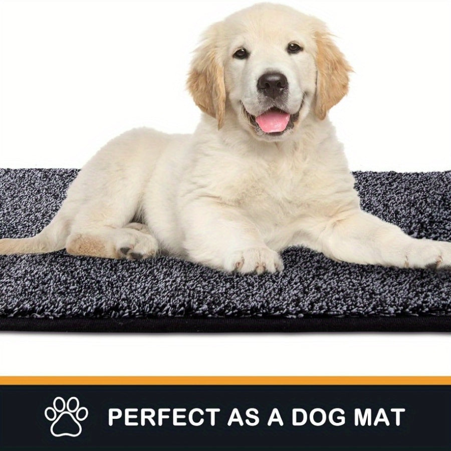 Non-Slip Dirt Trapper Indoor Door Mat For Muddy Entryways