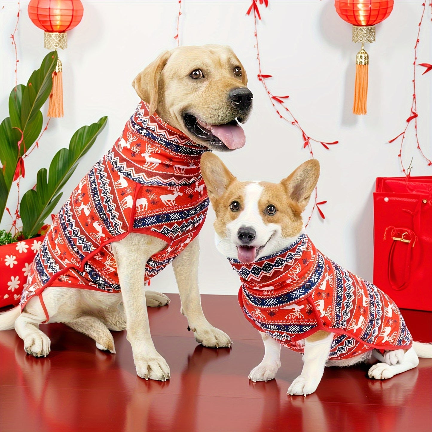 Dog Winter Hooded Sweater Thermal Insulation Machine Washable