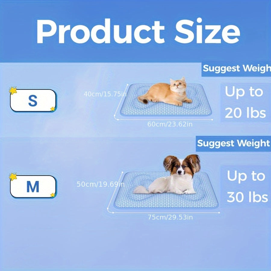 Summer Cooling Pet Mat for Cats and Small Dogs