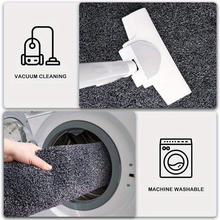 Non-Slip Dirt Trapper Indoor Door Mat For Muddy Entryways