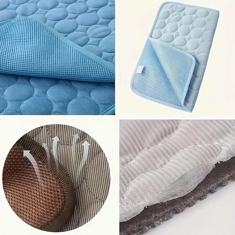 Pets Polyester Cooling Mats 3 Pack Breathable Dog Cat Beds