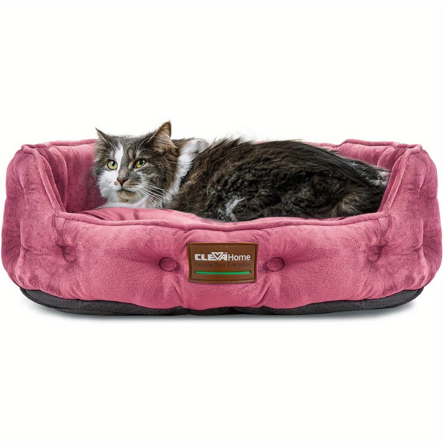 Cozy Round Pet Bed for Cats and Small Dogs
