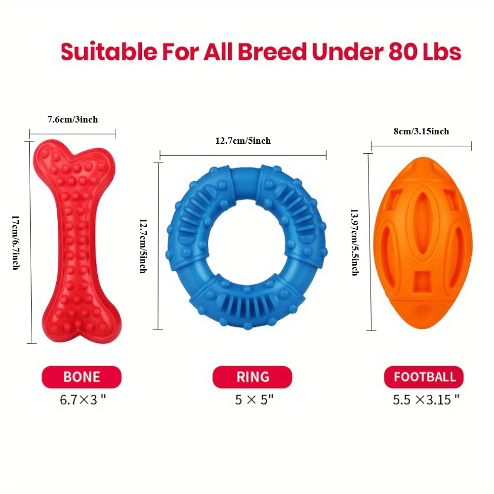 Durable Rubber Dog Chew Toys For Aggressive Chewers