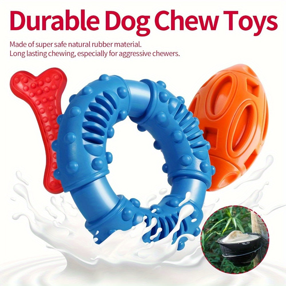 Durable Rubber Dog Chew Toys For Aggressive Chewers
