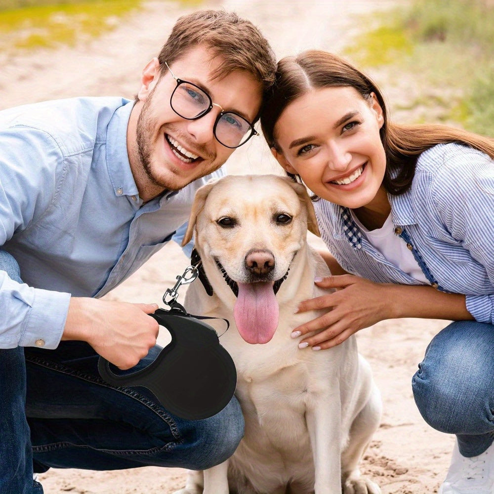 Durable Heavy-Duty Retractable Pet Leash Set with Accessories