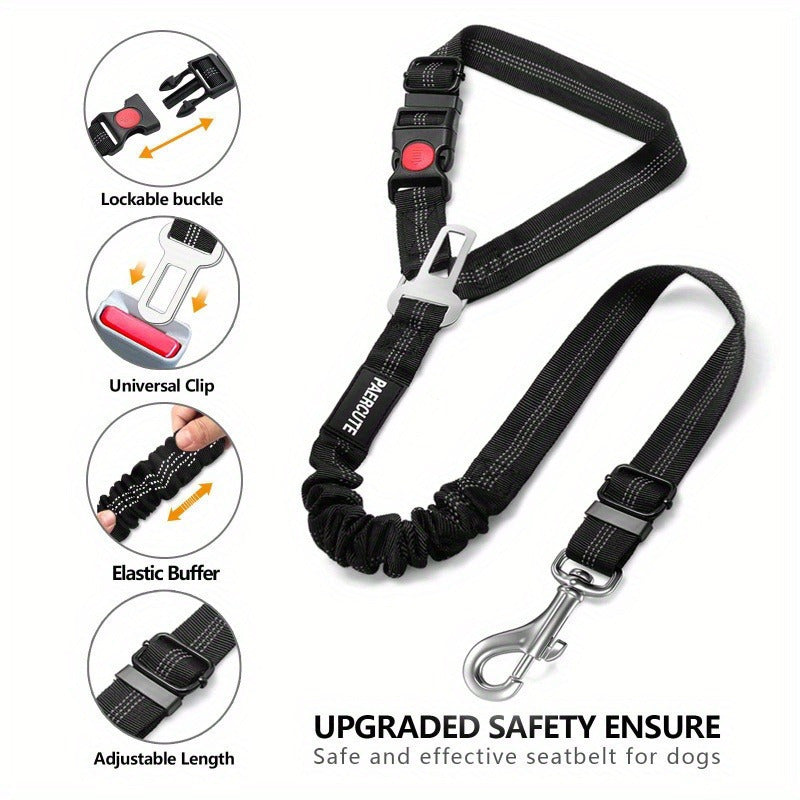 2 In 1 Heavy Duty Universal Dog Car Seat Belt Harness