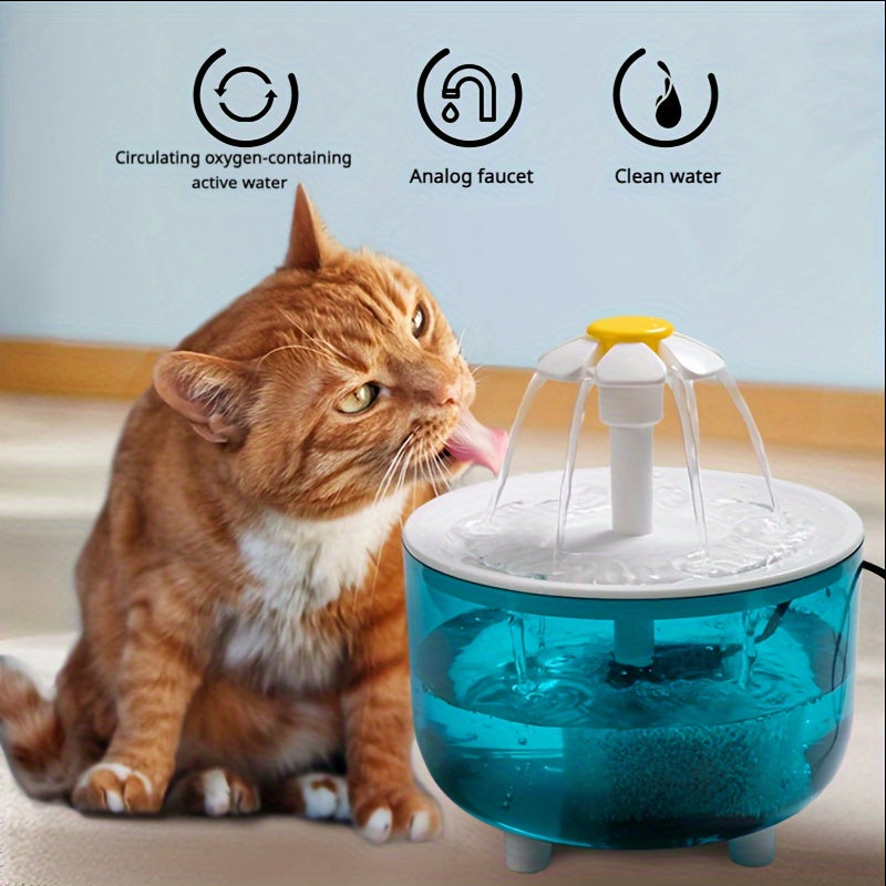 Pet Fountain Cat And Dog Water Dispenser USB Powered