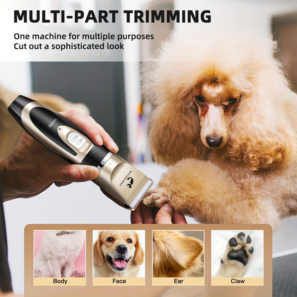 Rechargeable Wireless Pet Grooming Clippers for Dogs and Cats