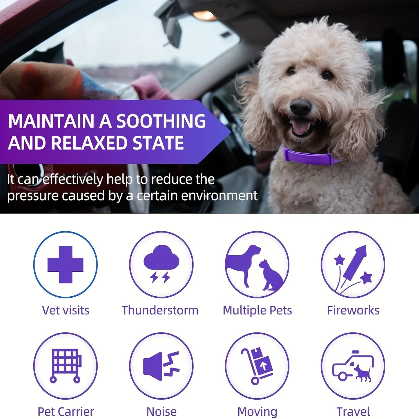 Dog Pheromone Collars 6 Pack For Anxiety And Behavior