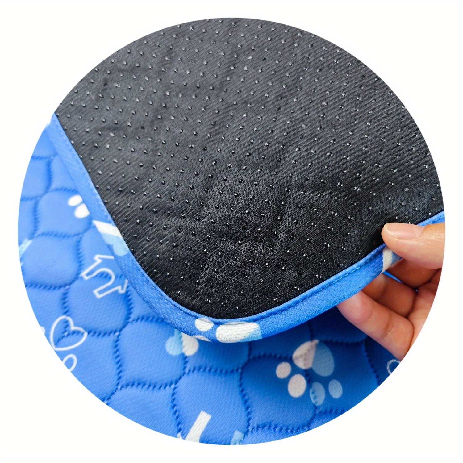 Pet Pee Pads, Washable And Reusable Dog Pee Pads, Absorbent Dog Bed Pad Mat With Non-Slip Bottom, Pet Potty Training Pad For Playpen, Crate And Floor