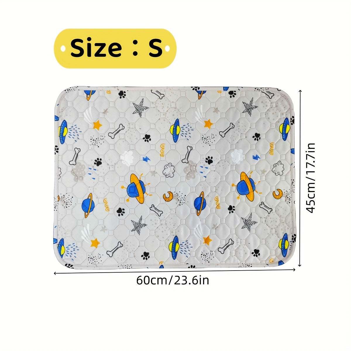 Pet Pee Pads, Washable And Reusable Dog Pee Pads, Absorbent Dog Bed Pad Mat With Non-Slip Bottom, Pet Potty Training Pad For Playpen, Crate And Floor
