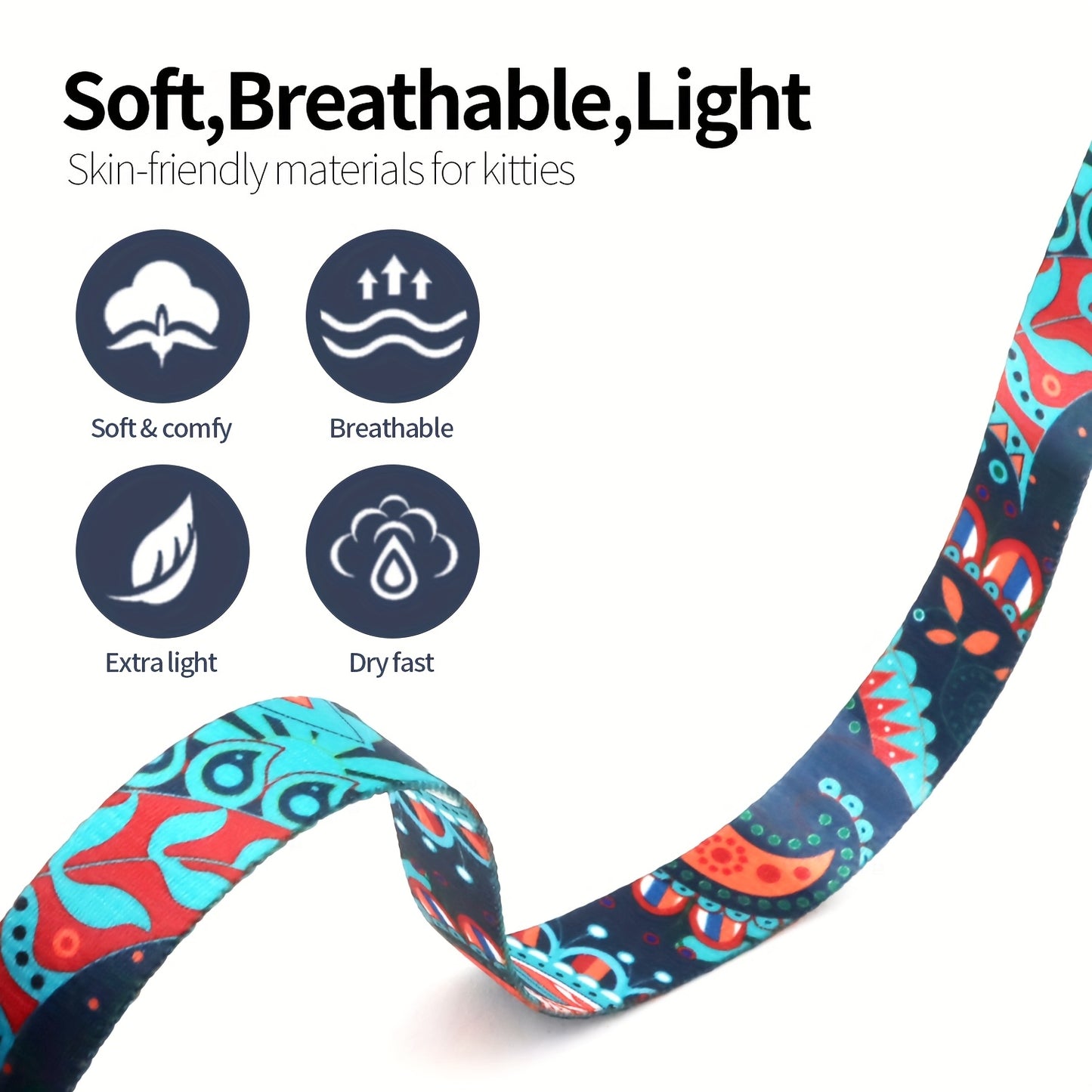 Escape-Proof Cat Harness and Leash Set for Safe Adventures