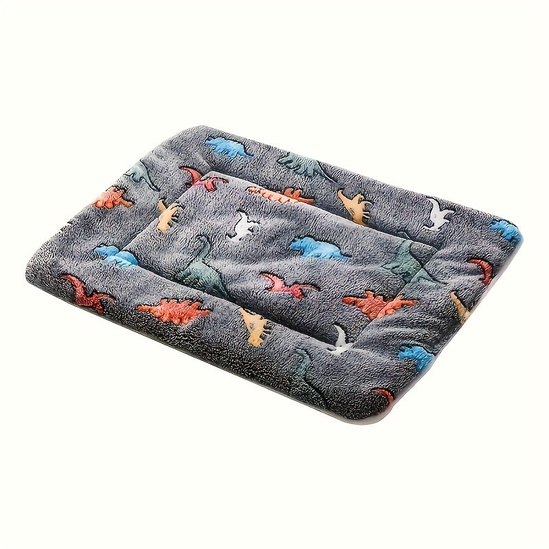 Ultra Soft Polyester Velvet Cartoon Animal Pattern Dog Mat