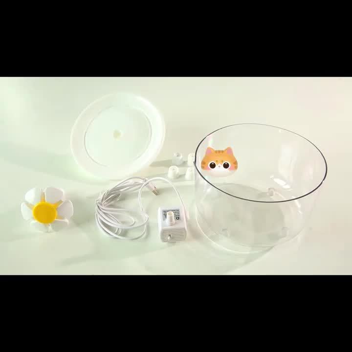 Pet Fountain Cat And Dog Water Dispenser USB Powered