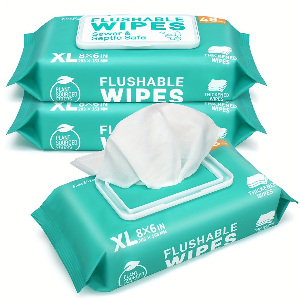 Thickened Flushable Moisturizing Wet Wipes For Ultimate Cleanliness