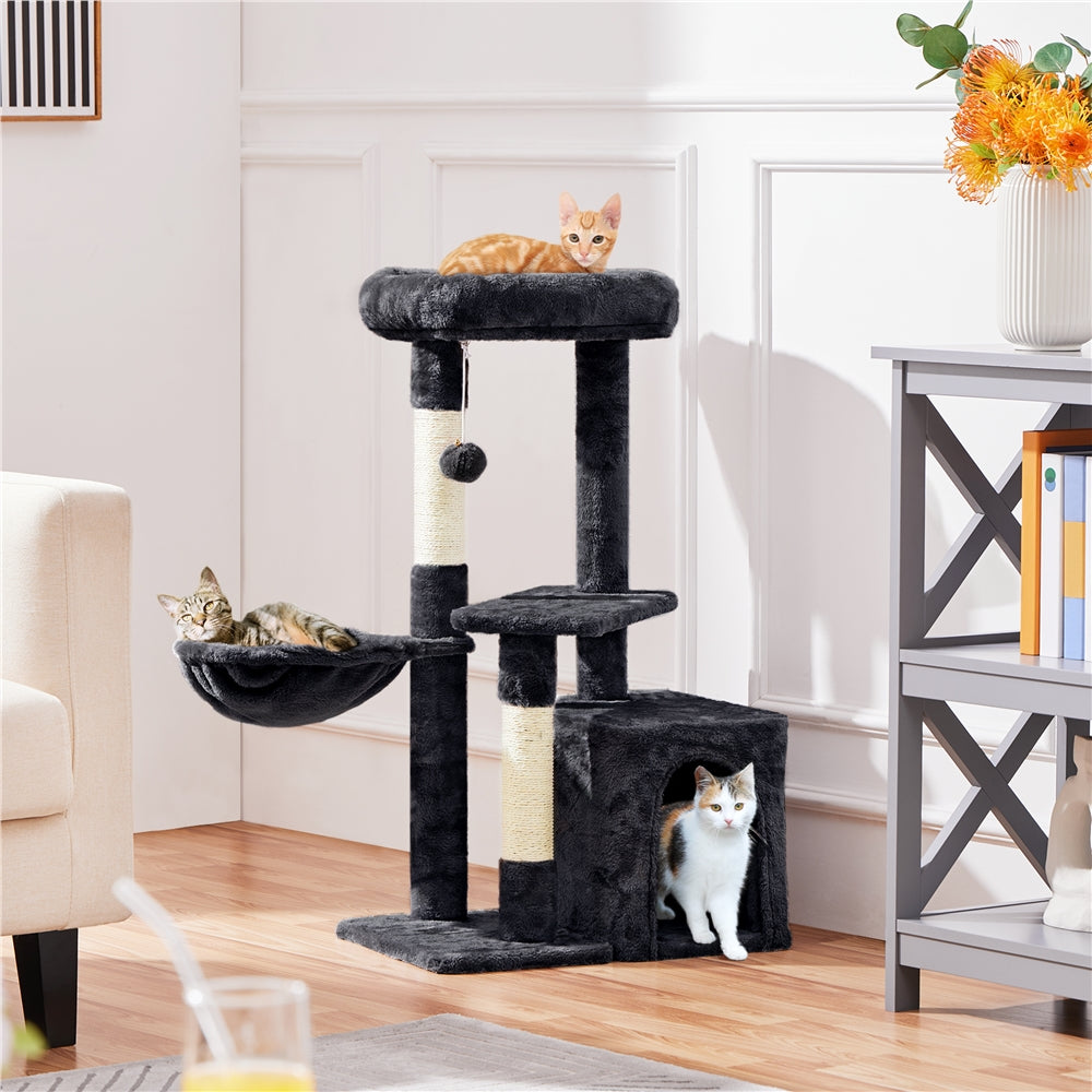 COSTOFFS Plush Cat Tree Activity Center for Playful Kittens