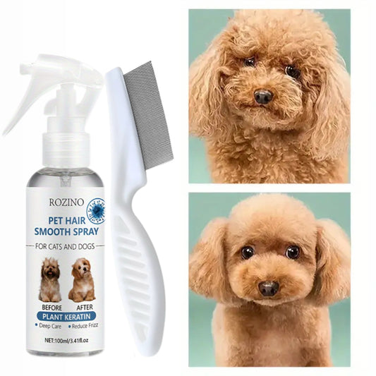Two In One Pet Hair And Flea Care System Plant Based