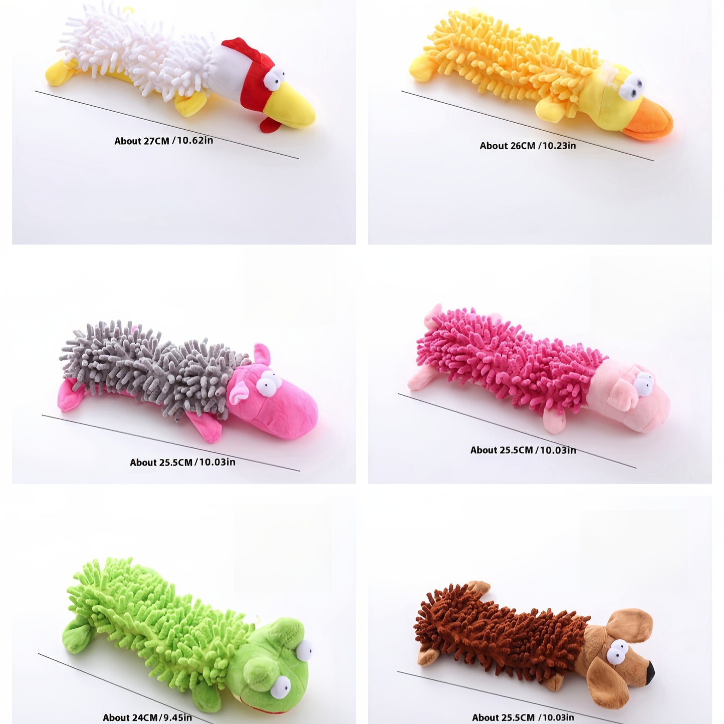 Interactive Plush Squeaky Dog Toys for Fun and Play