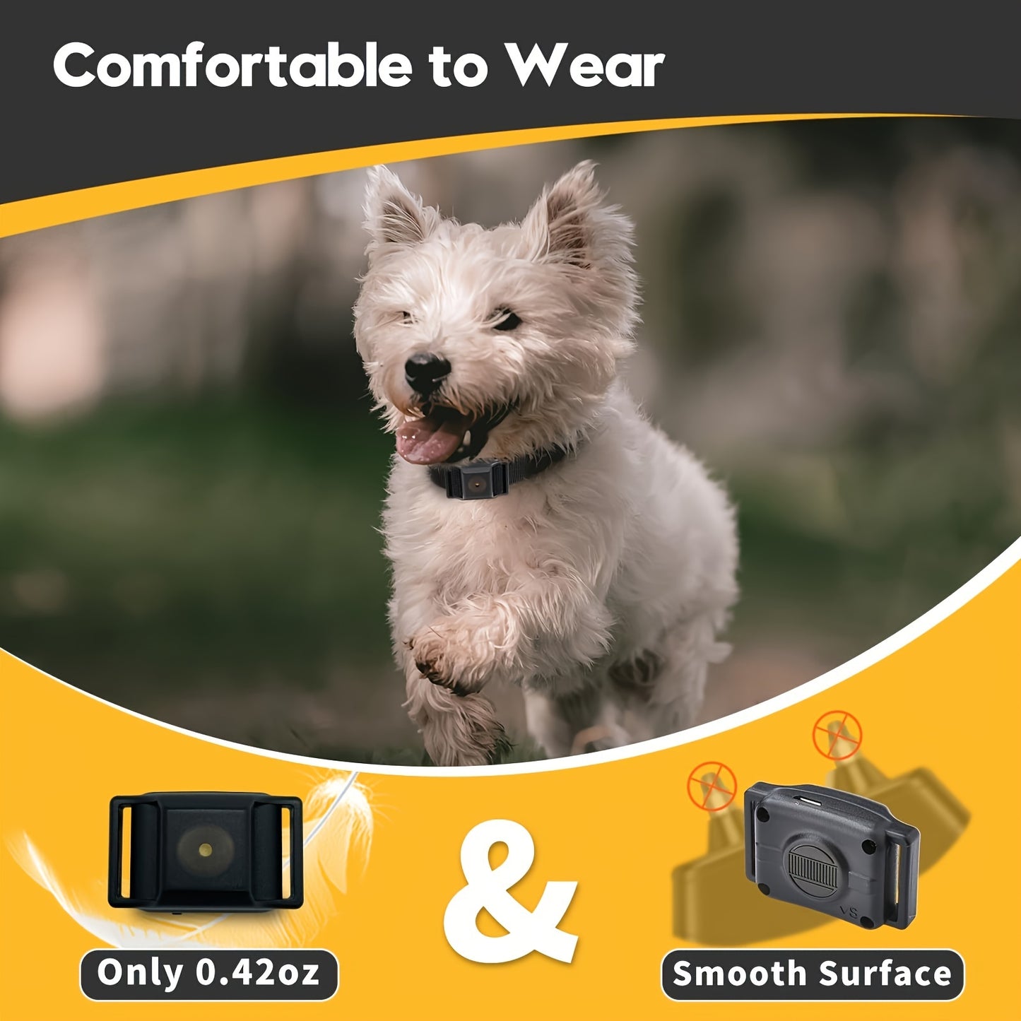 Smallest Anti-Barking Collar for Small Dogs with Vibration Modes