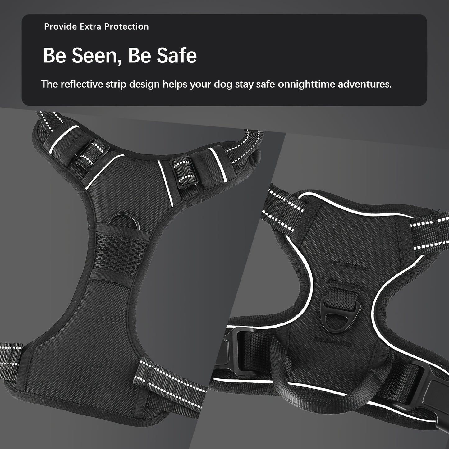 YIWGM Dog Harness And Leash Set With Easy Control Handle