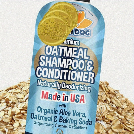 Oatmeal Shampoo and Conditioner for Dogs and Cats