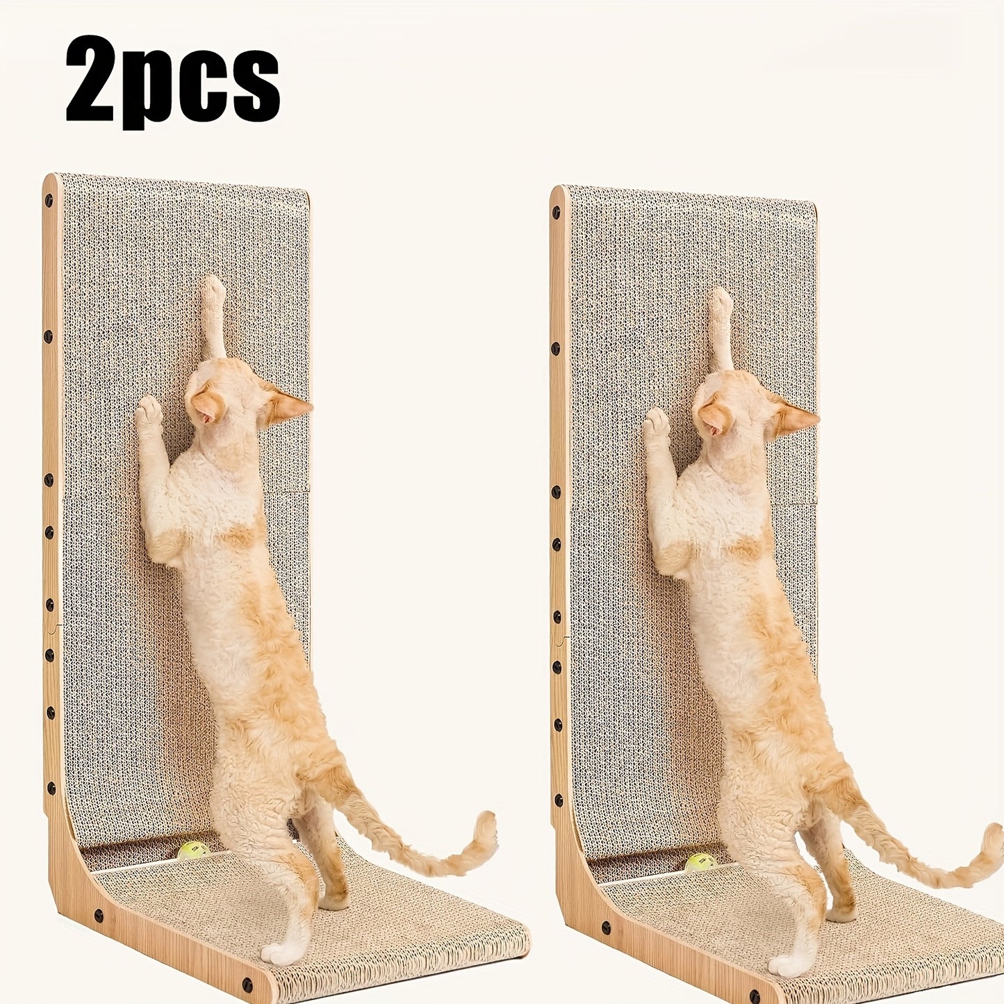 Cat Scratching Post with Ball Toy for Indoor Cats
