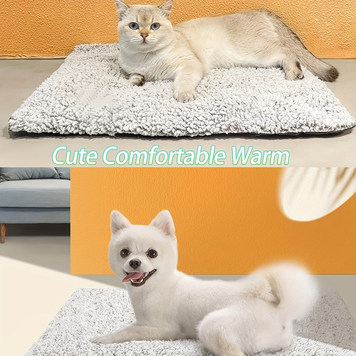 Soft Cat And Dog Mattress Indoor Outdoor Non Slip Pet Mat