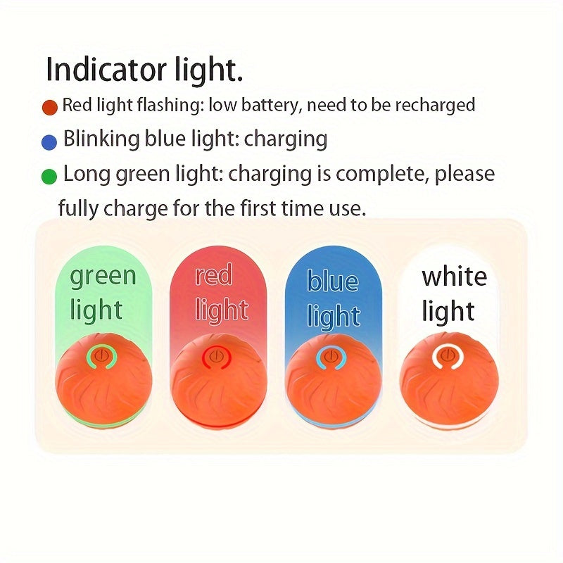PETGRAVITY Intelligent Teasing Dog Ball with Lights