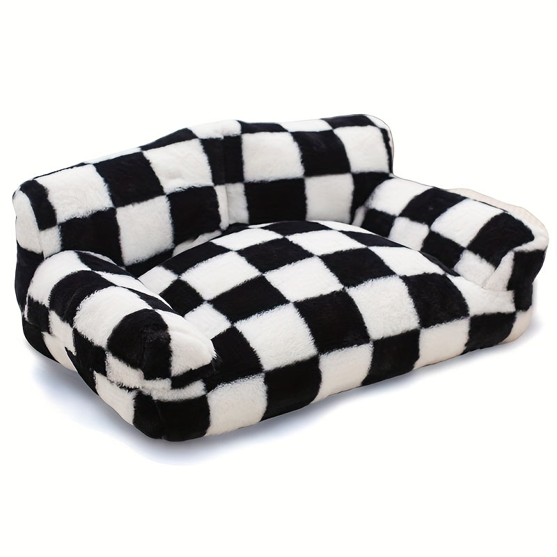 All Season Pet Sofa Bed Plush Cushioning For Cats And Dogs