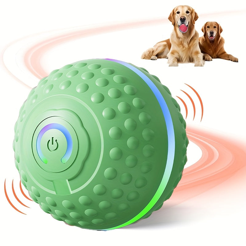 MIAOQUANJI USB Rechargeable Smart Dog Ball for All Breeds