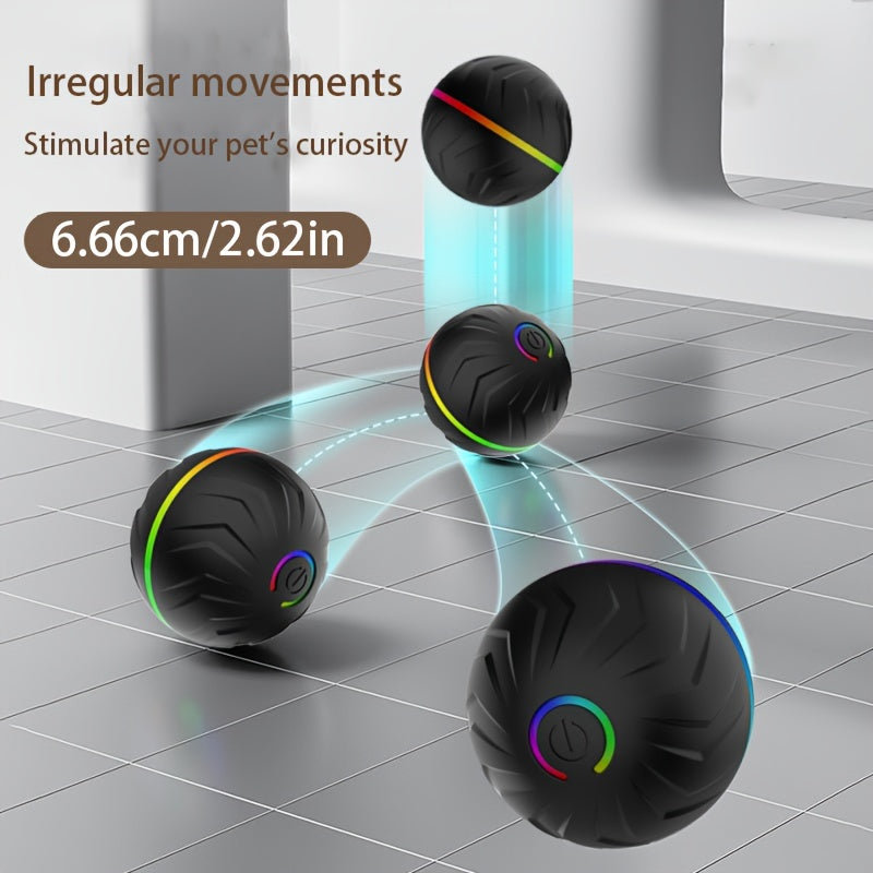 PETGRAVITY Intelligent Teasing Dog Ball with Lights
